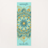 Gold Mandala Yoga Mat (Voorkant)