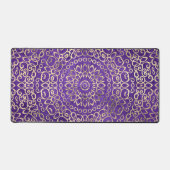 Gold Mandala Zen Jolie fille Boho brillant violet (Recto)