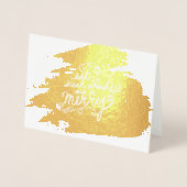 Gold Mange, Boire et être Joyeux Invitation de fêt (Devant)