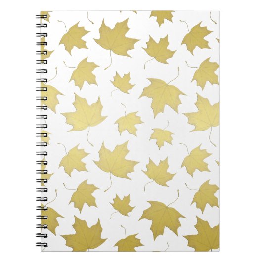 GOLD MAPLE FEUILLES - Carnet photo (Devant)