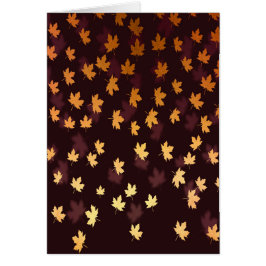 Gold Maple Leaf op donkerrood