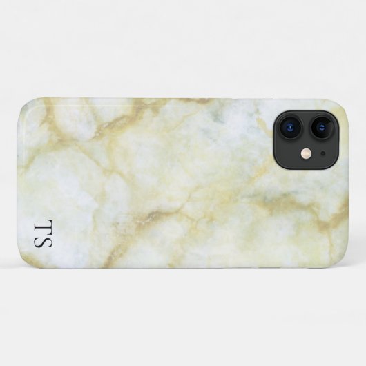Gold Marble Custom iPhone Case (Achterkant (horizontaal))