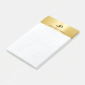Gold Marble Elegant Modern Minimalist Trendy Plain Post-it® Notes (Schuin)