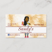 Gold Marble Housekeeping Visitekaartje (Voorkant)