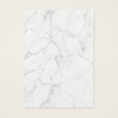 Gold Marble Jewelry Earring Ketting Display Visitekaartje (Achterkant)