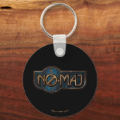 Gold & Marble NO-MAJ™-badge Sleutelhanger (Voorkant)