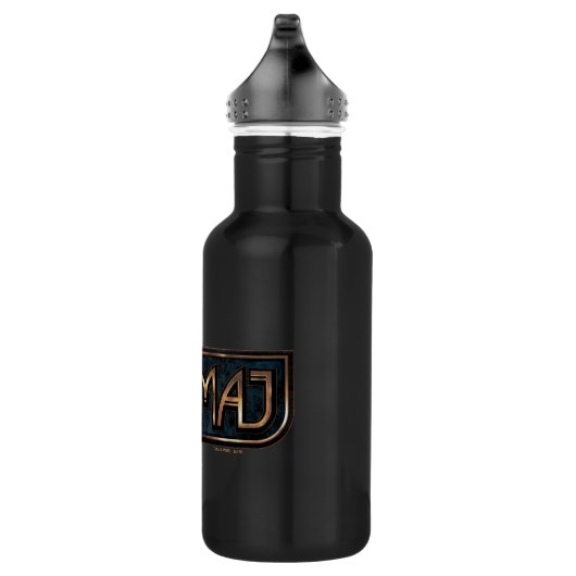 Gold & Marble NO-MAJ™-badge Waterfles (Rechts)