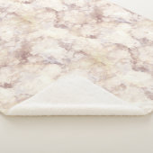 Gold Marble Pattern Sherpa Blanket Sherpa Deken (3/4)