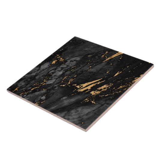 Gold Marble Pattern  Tegeltje (Zijkant)