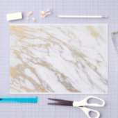 Gold Marmer Tissuepapier (Craft)