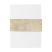 Gold Marmer Uitnodigingen Wikkel (Achterkant Voorbeeld)