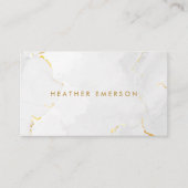 Gold Marmer Visitekaartje (Voorkant)