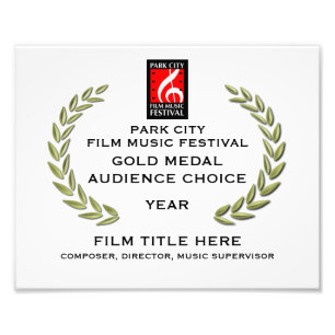 Gold Medal Certificate 10 x 8 inch Foto Afdruk