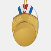 Gold Medal Keramisch Ornament (Links)