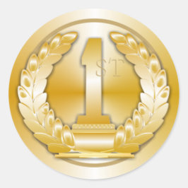 Gold Medal Ronde Sticker