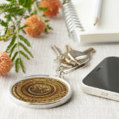 Gold Medallion Sleutelhanger (Zijkant)