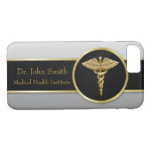 Gold Medical Caduceus - iPhone Case (Achterkant (Horizontaal))