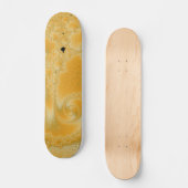 Gold Melt Skateboard (Voorkant)