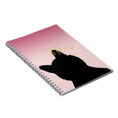 Gold Meow Kat Notitieboek (Rechterzijde)