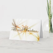Gold Merry Christmas Corporate Card Kaart (Voorkant)