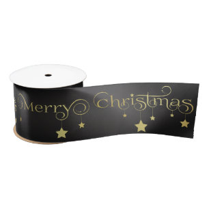 Gold Merry-kerststerren Lint