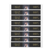 Gold Merry & Married | Vakantielabel (Vel)