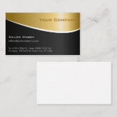 Gold Metal Effect Professional Visitekaartje (Voorkant / Achterkant)