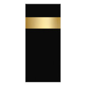 Gold Metal Look Nameplate Rack Kaarten (Achterkant)