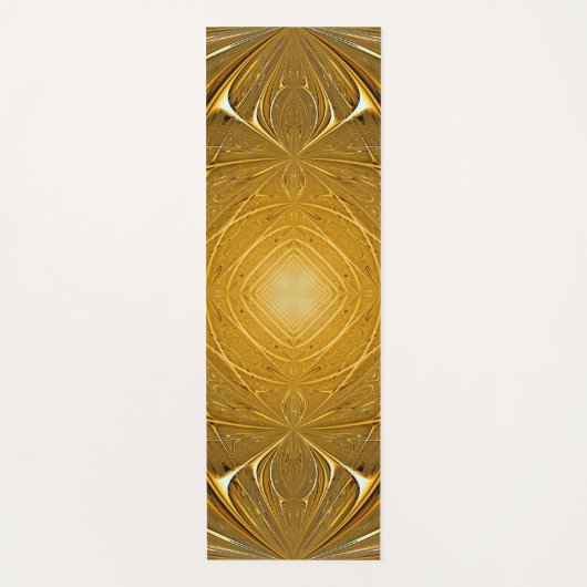 Gold Metal Pattern-ontwerp Yogamat (Voorkant)