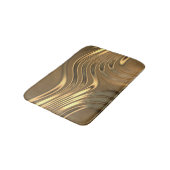 Gold Metal Swirling Design Badmat (Gekanteld)