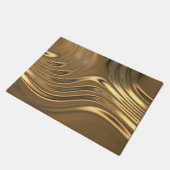 Gold Metal Swirling Design Deurmat (Schuin)