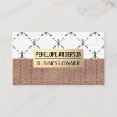 Gold Metal | Ventilator Bohemian Pattern Visitekaartje (Voorkant)