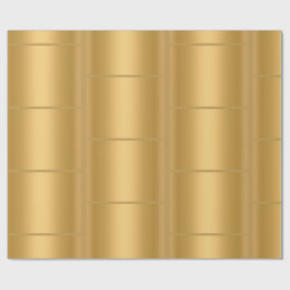GOLD METALLIC ELEGANT BIRTHDAAG WEDDING WRAP CADEAUPAPIER