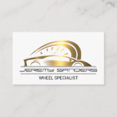 Gold Metallic Logo Visitekaartje (Voorkant)