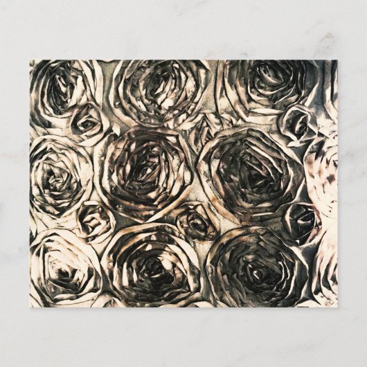 Gold Metallic Rozen Wedding Photo Save the Date (Achterkant)