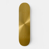 Gold Metallic Skateboard (Voorkant)