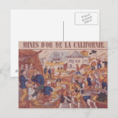 Gold Mines uit Californië Briefkaart (Voorkant / Achterkant)