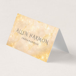 Gold Minimal Custom Family Name | 5-Minute Edit Visitekaartjes