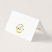 Gold Minimalist Logo Stylist Client Hartelijk dank Kaart (Achterkant)
