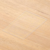 Gold Minimalist Modern Victorian Wedding Acryl Uitnodigingen (Laagn)