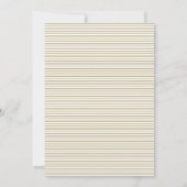 Gold Minimalist Script Save the Date Notice Kaart (Achterkant)