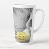 Gold-minimalistische foto-Moederdag latte Mok (Rechts)