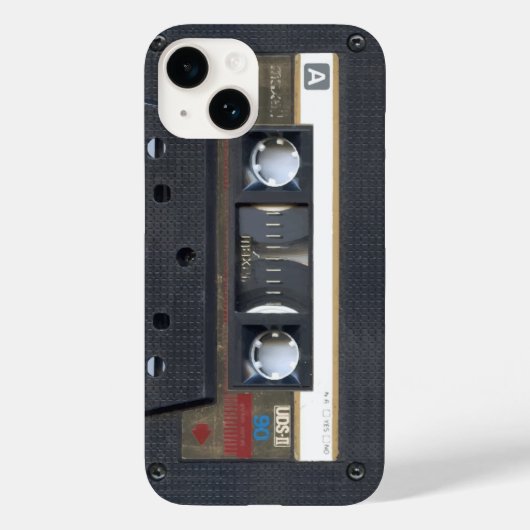 Gold Mix cassette coque iphone tous les iphone (Verso)