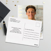 Gold Modern Afstuderen foto-uitnodiging Sjabloon