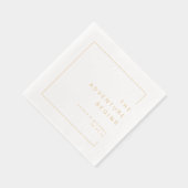 Gold Modern Chic Minimalist Wedding (Droite)