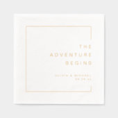 Gold Modern Chic Minimalist Wedding (Recto)