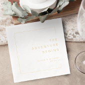 Gold Modern Chic Minimalist Wedding