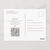 Gold Modern Photo Graduation Invitation (Dos)