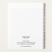 Gold Modern Trendy Cleaning Services logo Planner (Achterkant)