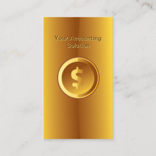 Gold Money Accounting Solution Visitekaartje